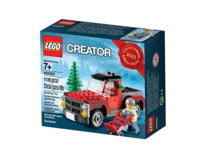 Limited Edition 2013 Holiday Set (2 of 2) Christmas Tree Truck - Bricks and Minifigs Sioux Falls