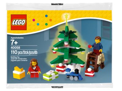 Christmas Decorating the Tree polybag - Bricks and Minifigs Sioux Falls