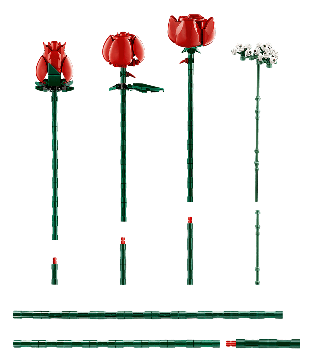 Bouquet of Roses - Bricks and Minifigs Sioux Falls