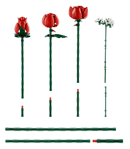 Bouquet of Roses - Bricks and Minifigs Sioux Falls