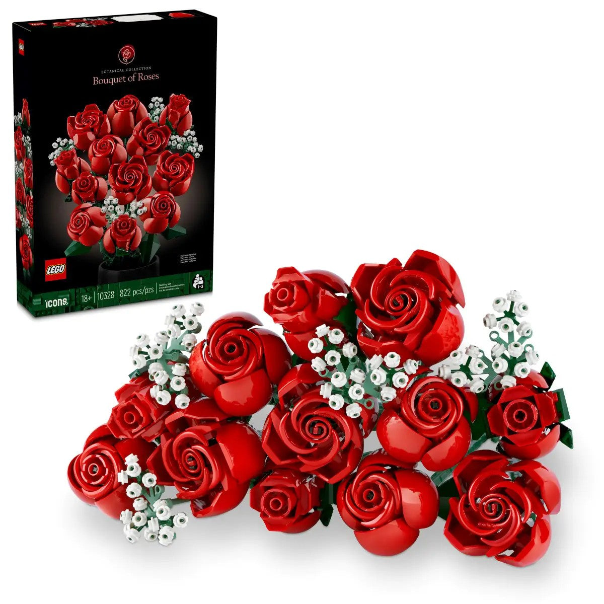 Bouquet of Roses - Bricks and Minifigs Sioux Falls