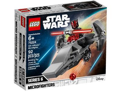 Sith Infiltrator Microfighter - Bricks and Minifigs Sioux Falls