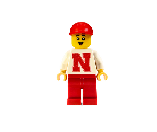 UNL (Nebraska) Licensed Custom Printed Minifigure