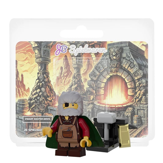 Dwarf Master Anvil Custom Minifigure - Bricks and Minifigs Sioux Falls