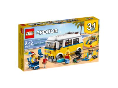 Sunshine Surfer Van - Bricks and Minifigs Sioux Falls