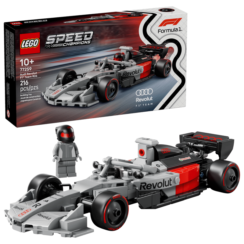 Audi Revolut F1 Team R26 Race Car - Bricks and Minifigs Sioux Falls