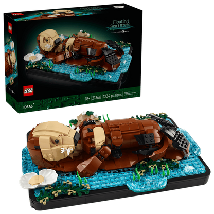 Floating Sea Otters - Bricks and Minifigs Sioux Falls