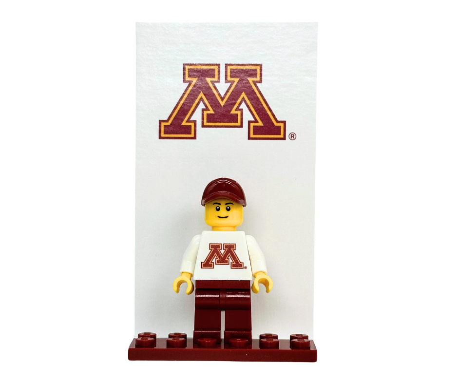 U of M Licensed Custom Printed Minifigure