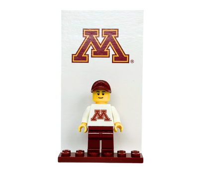 U of M Licensed Custom Printed Minifigure