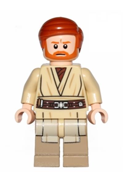 sw0535: Obi-Wan Kenobi (Dark Tan Printed Legs) - Bricks and Minifigs Sioux Falls