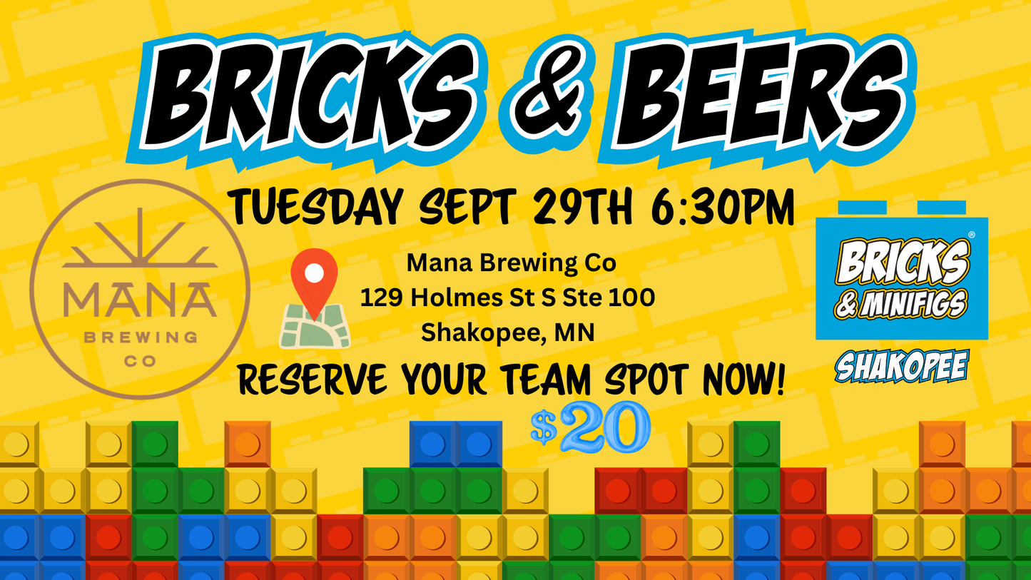 Bricks & Beers with Mana Brewing!