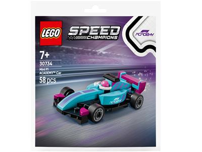Mini F1 ACADEMY Car - Bricks and Minifigs Sioux Falls