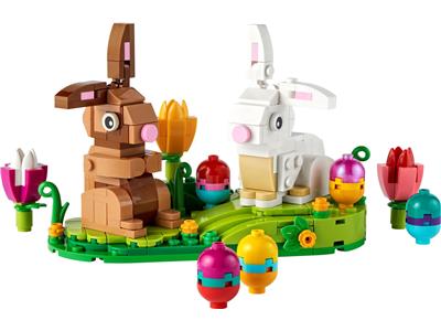 Easter Rabbits Display - Bricks and Minifigs Sioux Falls