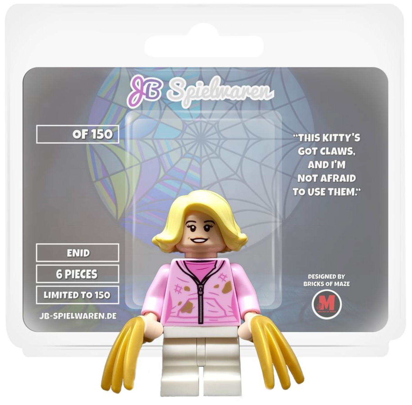 ENID CUSTOM MINIFIGURE DESIGNED BY BRICKS OF MAZE - Bricks and Minifigs Sioux Falls