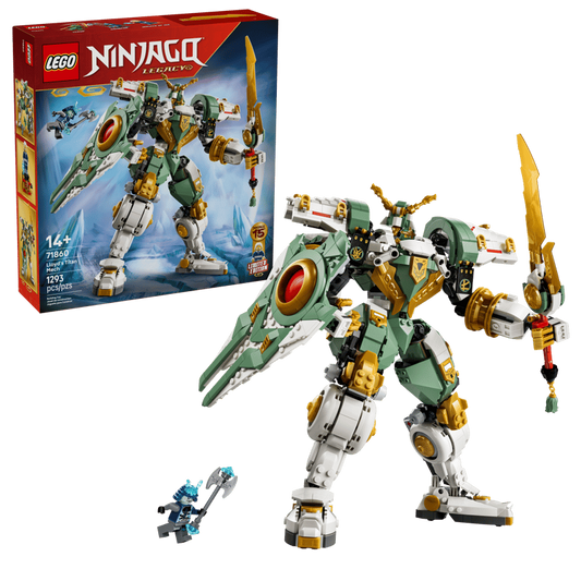 Ninjago Secrets of the Forbidden Spinjitzu Lloyd's Titan Mech 15th Anniversary - Bricks and Minifigs Sioux Falls