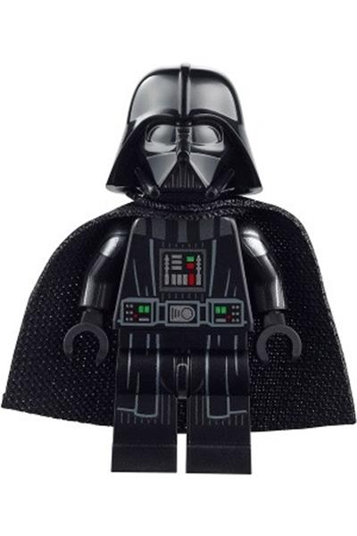 sw1249: Darth Vader (Printed Arms, Spongy Cape, White Head with Frown) - Bricks and Minifigs Sioux Falls