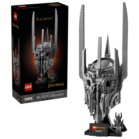 The Lord of the Rings: Sauron's Helmet - Bricks and Minifigs Sioux Falls