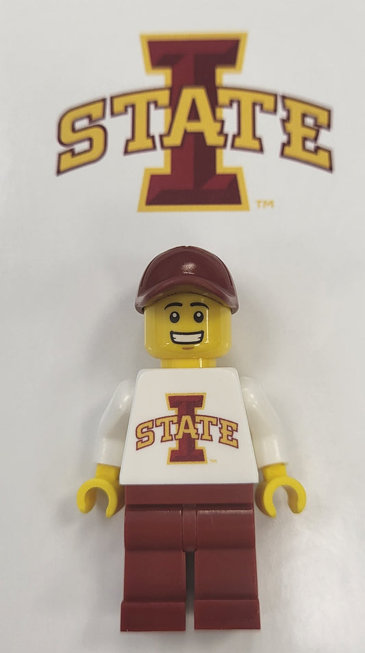 IOWA STATE Licensed Custom Printed Minifigure