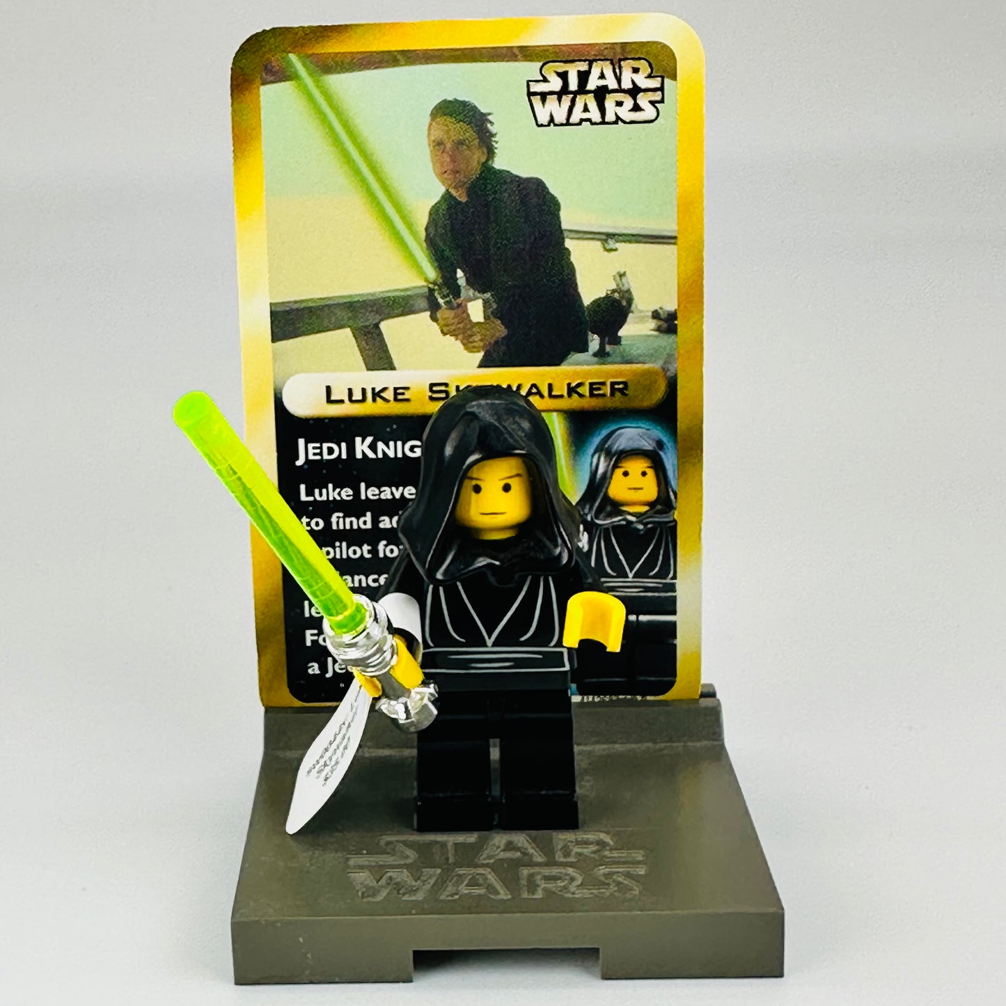 sw0044x: Luke Skywalker (includes card and stand from set 3341)