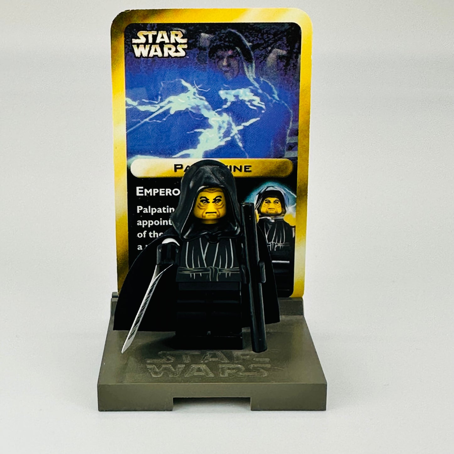 sw0041X: Emperor Palpatine: (with card and base from set 3340)